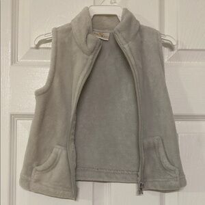 Cozy Gray Kids Fleece Vest